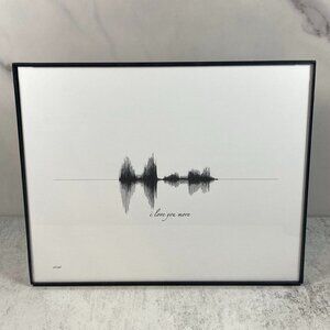 I Love You More Soundwave 8x10 Contemporary Frame